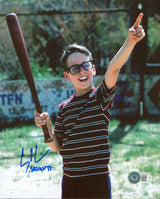 Chauncey Leopardi The Sandlot "Squints" Signed 8x10 Pointing Photo BAS