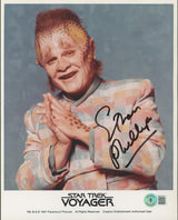 Ethan Phillips Star Trek Voyager Authentic Signed 8x10 Promo Photo BAS #BB83044