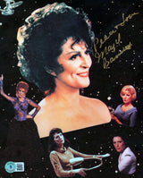 Majel Barrett Star Trek Peace & Love Authentic Signed 8x10 Photo BAS #BB83071
