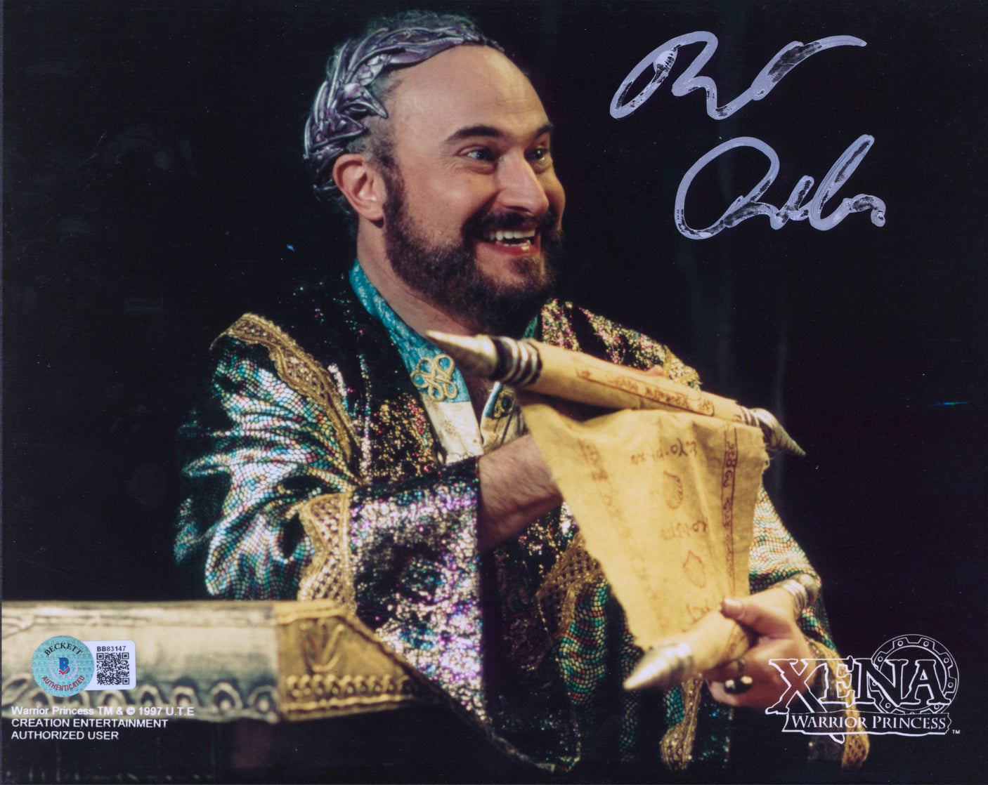 Robert Trebor Xena Warrior Princess Authentic Signed 8x10 Photo BAS #BB83147