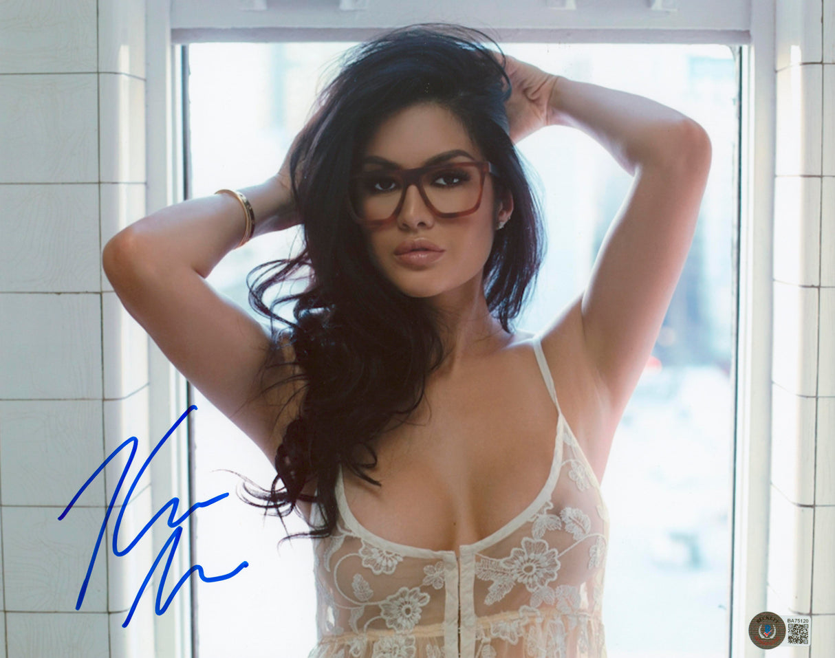 Kim Lee Bling Empire Authentic Signed 11x14 Sexy Photo Autographed BAS #BA75120