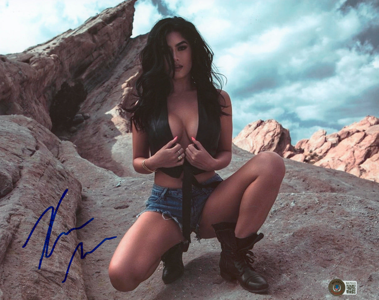 Kim Lee Bling Empire Authentic Signed 11x14 Sexy Photo Autographed BAS #BA75123