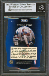 Magic Shaquille O'Neal Authentic Signed 1996 SPX #35 Card BAS Slabbed
