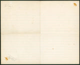 Samuel Francis Smith Signed 8x10 Hand Written Poem Auto Graded 9! BAS #AB14002