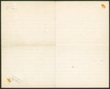 Samuel Francis Smith Signed 8x10 Hand Written Poem Auto Graded 9! BAS #AB14002