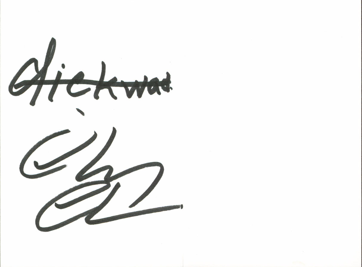 Chevy Chase Christmas Vacation Authentic Signed Greeting Card Collage BAS Witn