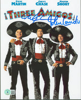 Chevy Chase & John Landis Three Amigos! Authentic Signed 8x10 Photo BAS #WR44675