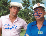Chevy Chase Caddyshack Authentic 2x Signed 8x10 Photo BAS Witnessed #WR45380