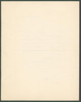 Woodrow Wilson Signed 7x8.8 1914 Letter On White House Letterhead BAS #AB14543