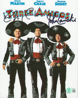 Chevy Chase & John Landis Three Amigos! Authentic Signed 8x10 Photo BAS #WV52452