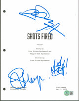 Shots Fired (3) Moyer, Dreyfuss & Mack Wilds Signed Script Cover BAS #AB77624