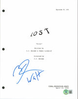 Malcolm David Kelley "Walt" Authentic Signed Lost Script Cover BAS #BF24107