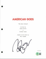 Bryan Fuller Authentic Signed 8.5x11 American Gods Script Cover BAS #BF24120