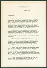 John F. Kennedy Signed 7x10.25 1962 2 Page Letter On White House Letterhead BAS