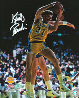 Lakers Kurt Rambis Authentic Signed 8x10 Rebounding Photo BAS Witnessed
