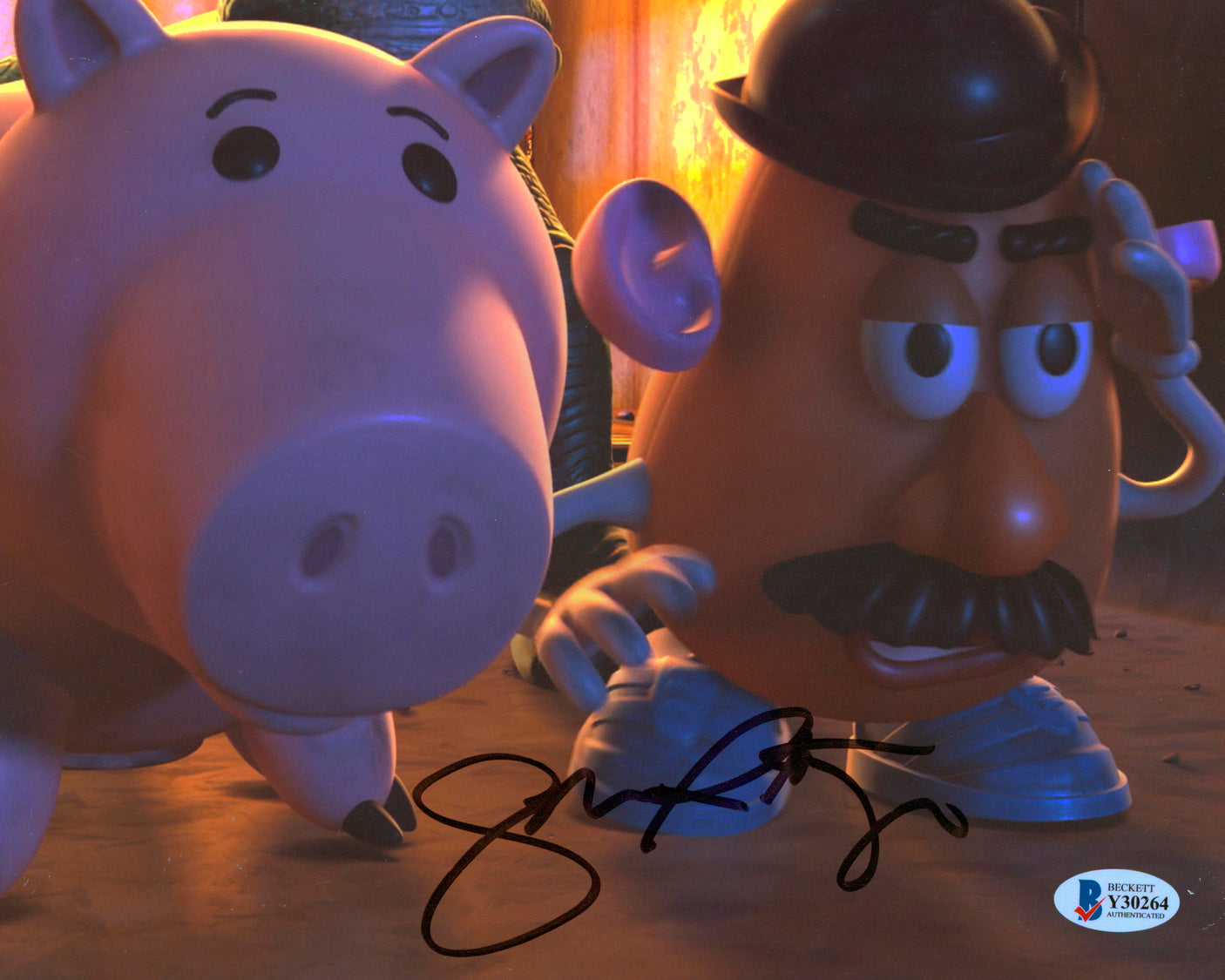 John Ratzenberger Toy Story Authentic Signed 8x10 Photo Autographed BAS #Y30264