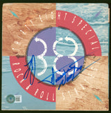 Donnie Van Zandt & Larry Junstrom .38 Special Signed 45 RPM Album Cover BAS