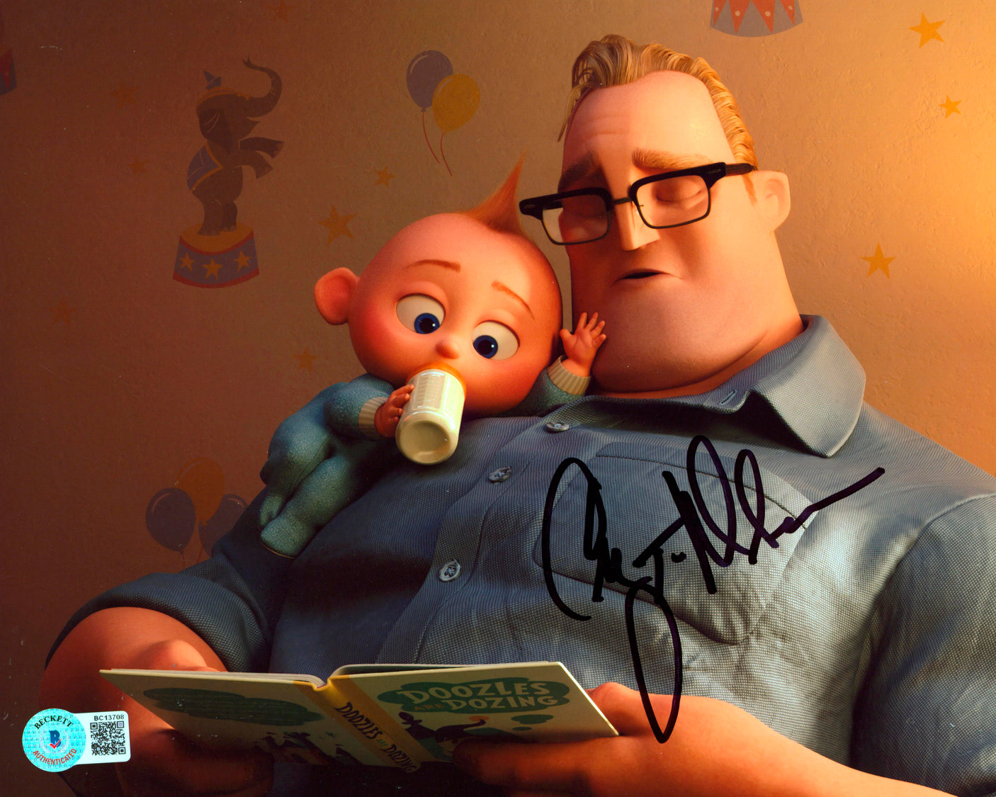 Craig T. Nelson The Incredibles Authentic Signed 8x10 Photo BAS #BC13708