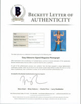 Ozzy Osbourne Black Sabbath Signed 8x10.75 Magazine Page With Jack BAS #AB07269