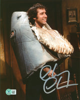 Chevy Chase Saturday Night Live Authentic Signed 8x10 Shark Head Photo BAS Wit