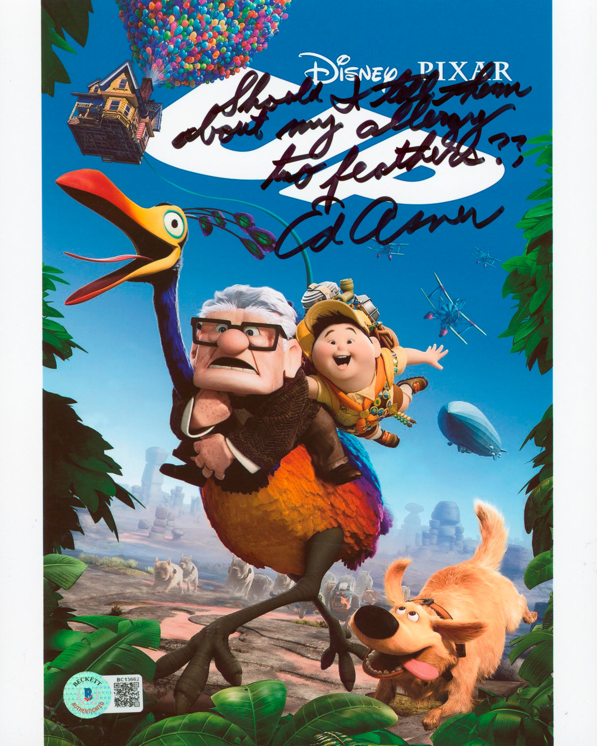 Ed Asner Up "Should I Tell Them" Authentic Signed 8x10 Photo BAS #BC13662