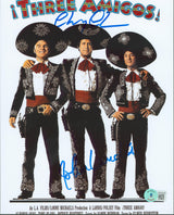 Chevy Chase & John Landis Three Amigos! Authentic Signed 8x10 Photo BAS #WY54198