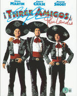 Chevy Chase & John Landis Three Amigos! Authentic Signed 8x10 Photo BAS #W157460