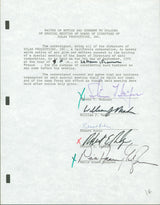 Steve McQueen Signed 8.5x11 1970 Solar Products BOD Contract Signature Page BAS