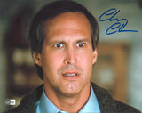 Chevy Chase Christmas Vacation Signed 11x14 Horizontal Closeup Photo BAS Wit