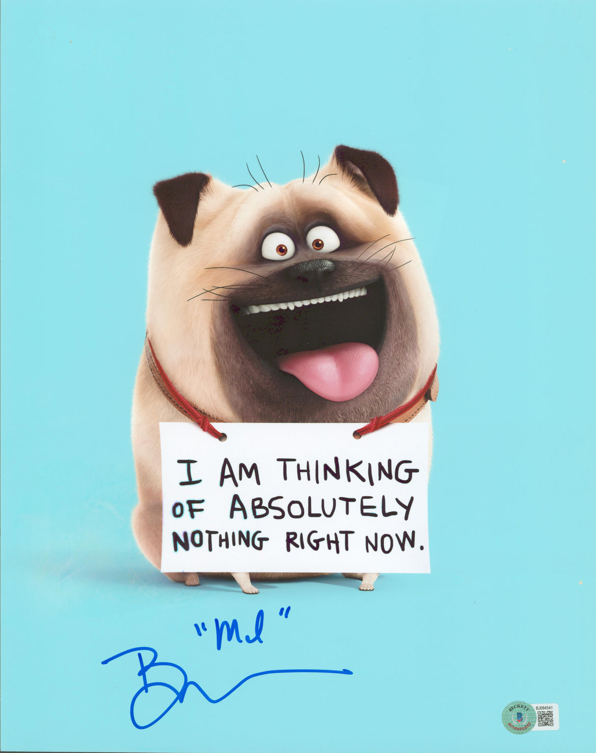 Bobby Moynihan The Secret Life of Pets 2 "Mel" Signed 11x14 Photo BAS #BJ084541