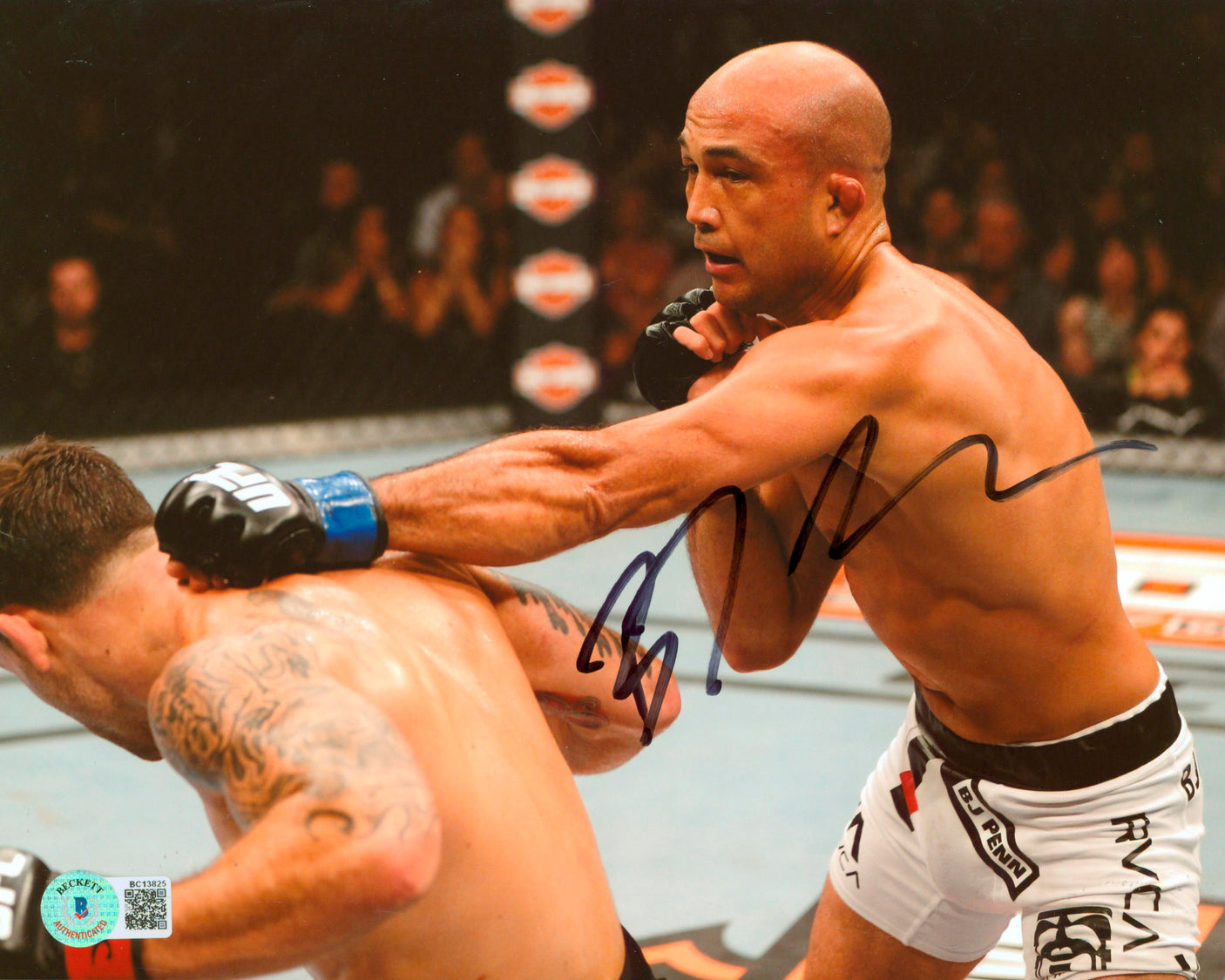 MMA B.J. Penn Authentic Signed 8x10 Horizontal Photo Autographed BAS 1