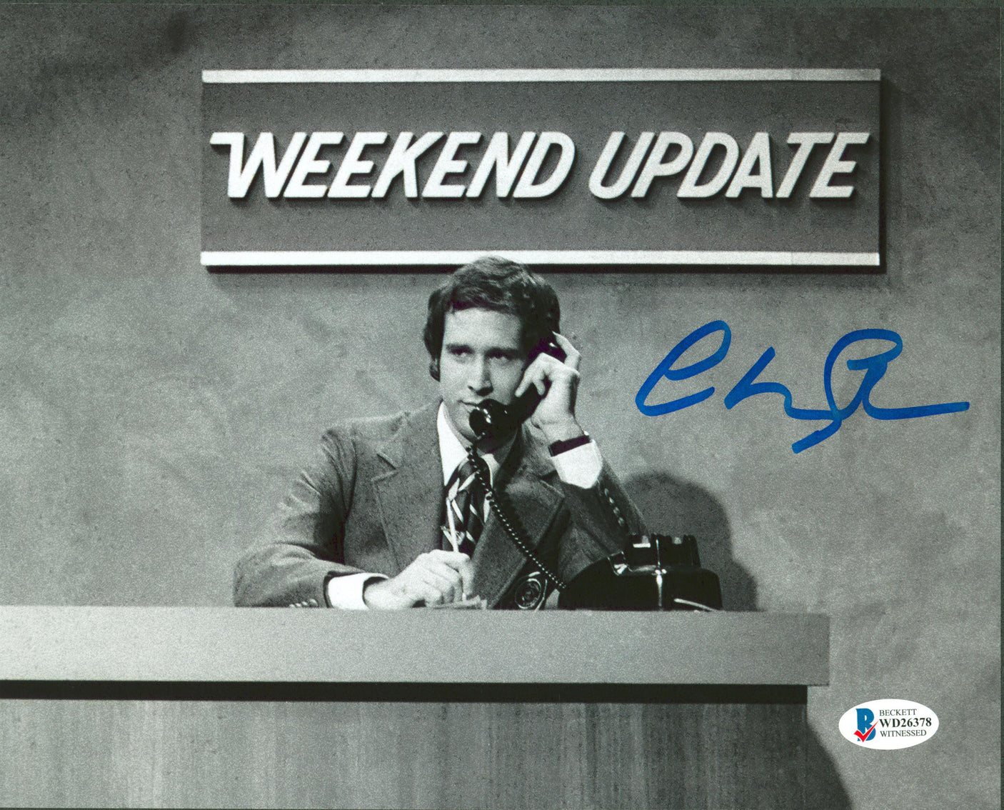 Chevy Chase Saturday Night Live Authentic Signed 8x10 Photo BAS #WD26378
