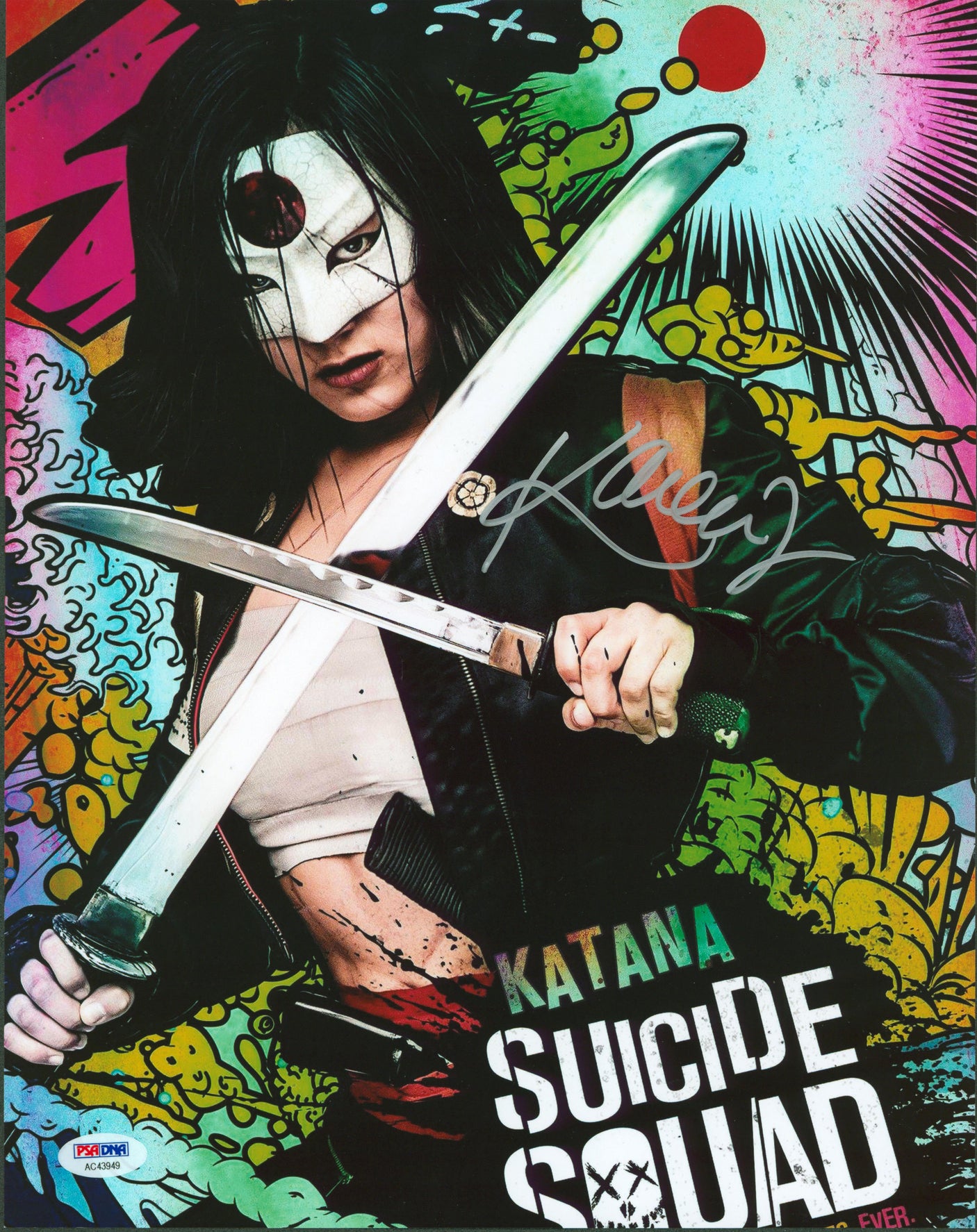 Karen Fukuhara Suicide Squad Authentic Signed 11x14 Photo PSA/DNA #AC43949