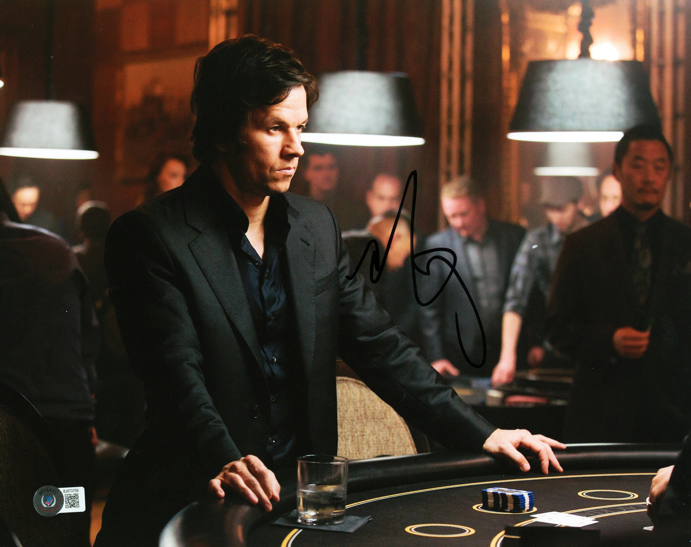 Mark Wahlberg The Gambler Authentic Signed 11x14 Photo Autographed BAS #BJ073759