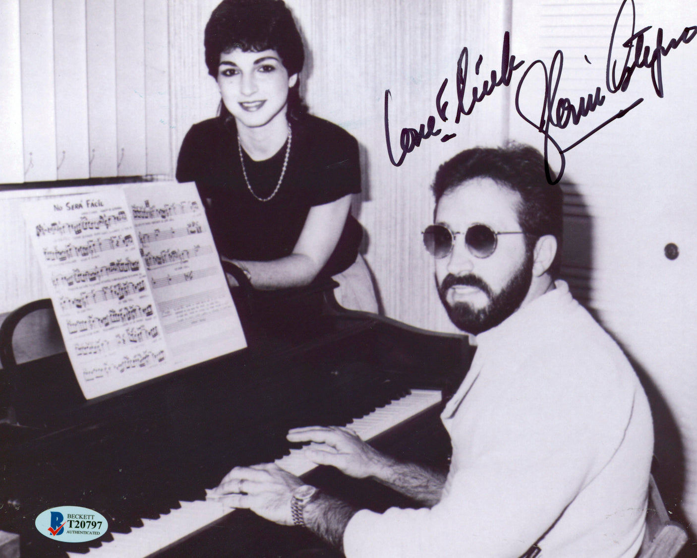 Gloria Estefan Miami Sound Machine "Love & Luck" Signed 8x10 Photo BAS #T20797