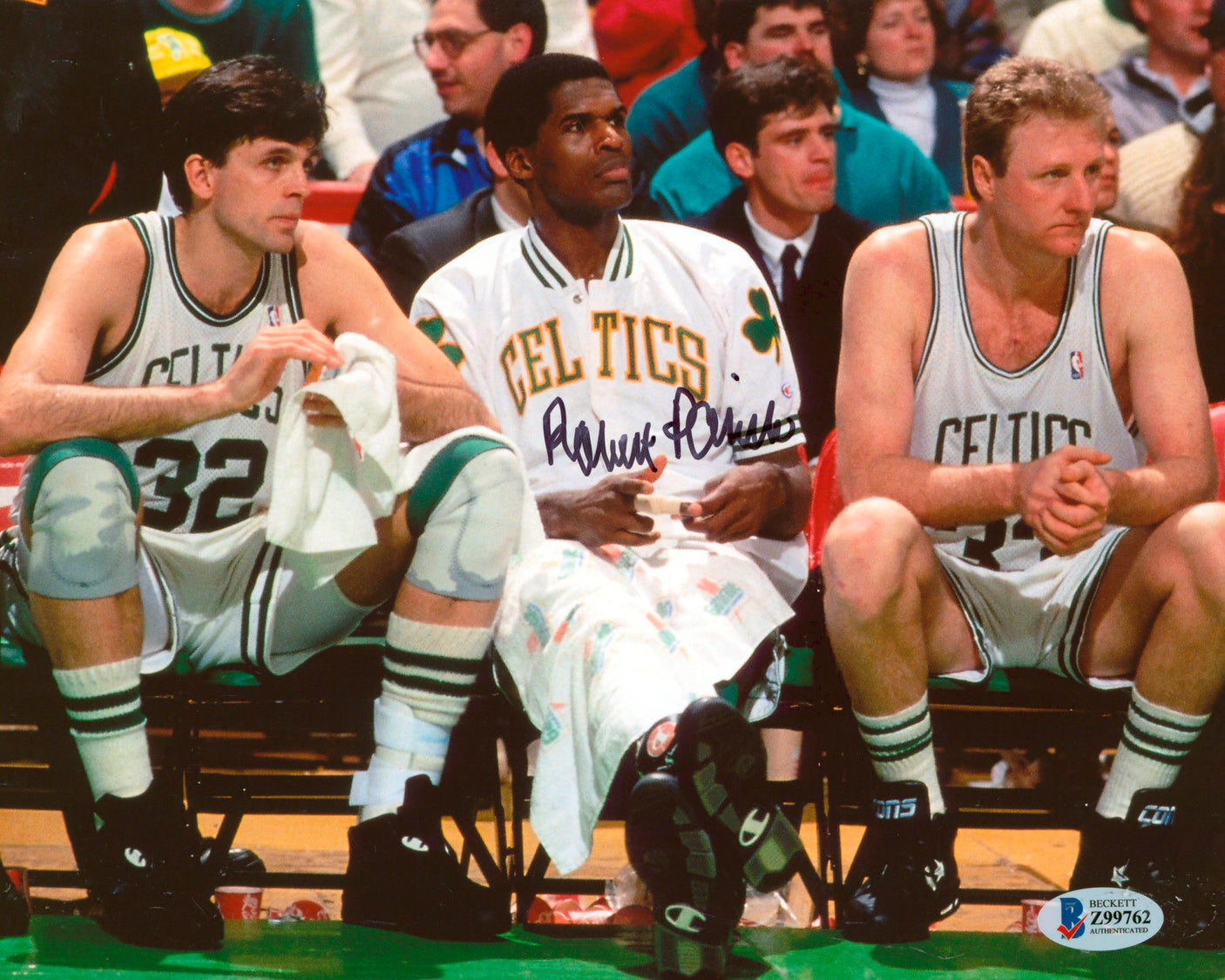 Celtics Robert Parish Authentic Signed 8x10 Photo Autographed BAS #Z99762