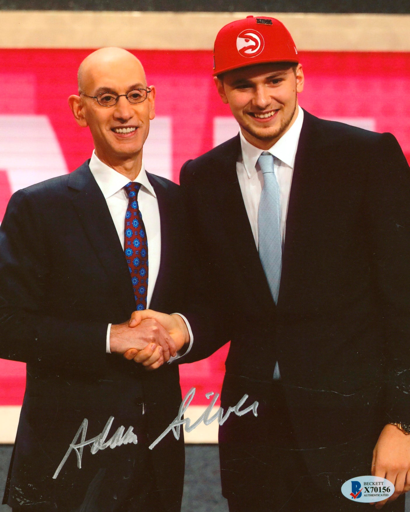 NBA Adam Silver Authentic Signed 8x10 Photo Autographed BAS #X70156