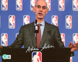 NBA Adam Silver Authentic Signed 8x10 Photo Autographed BAS #BD20792
