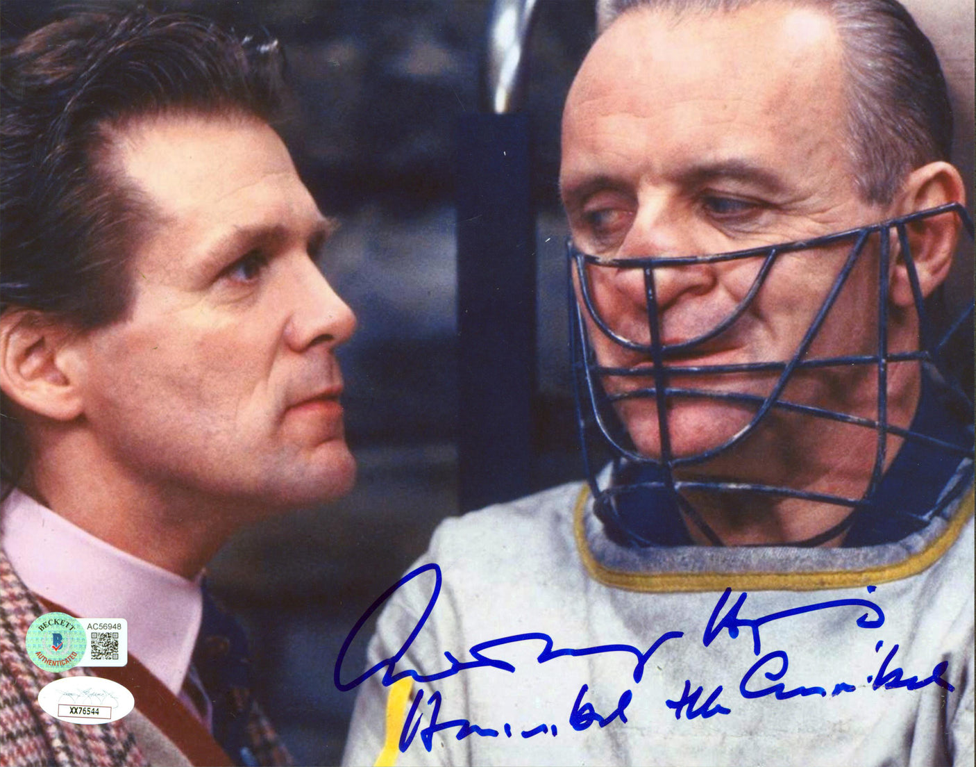 Anthony Hopkins "Hannibal The Cannibal" Authentic Signed 8x10 Photo BAS #AC56948