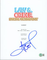 Ice-T Law & Order SVU Authentic Signed 8.5x11 Script Cover Photo BAS #BH01620