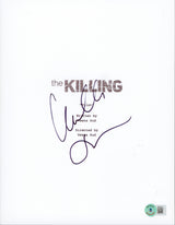 Mireille Enos The Killing Authentic Signed Script Cover Autographed BAS #BK02213