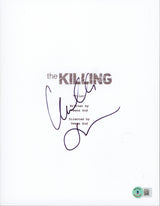 Mireille Enos The Killing Authentic Signed Script Cover Autographed BAS #BK02213
