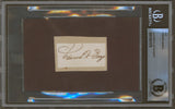 Edward Bangs Authentic Signed 1x2 Cut Signature Autographed BAS Slabbed