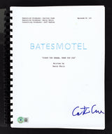 Carlton Cuse Bates Motel Authentic Signed Movie Script Autographed BAS #BK02227
