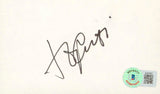 Tony Curtis Some Like It Hot Authentic Signed 3x5 Index Card BAS #BJ07057
