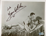 Yvonne De Carlo Song of Scheherazade "Luck" Signed 8x10 Photo BAS #BL81303