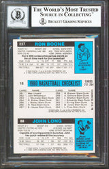 Lakers Magic Johnson Signed 1980 Topps #111 Card Auto Graded 10! BAS Slabbed
