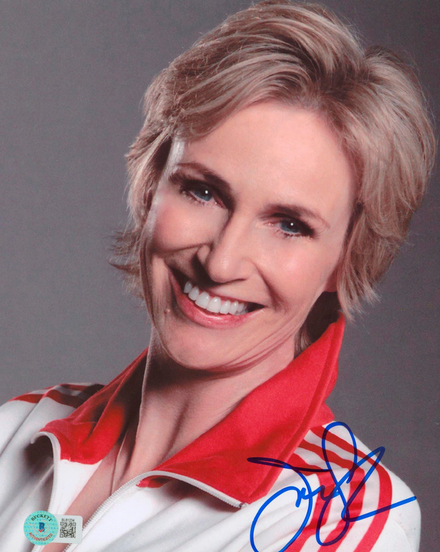 Jane Lynch Hollywood Game Night Authentic Signed 8x10 Photo BAS #BL81234