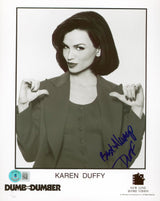 Karen Duffy Dumb and Dumber "Best Always" Signed 8x10 Photo BAS #BL81231