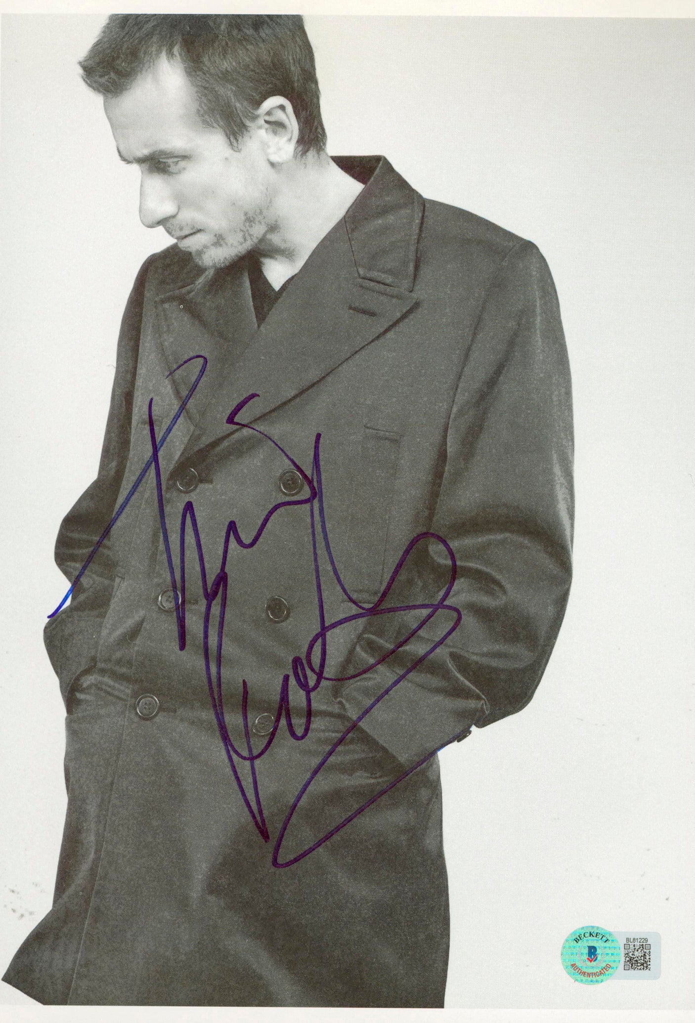 Tim Roth Pulp Fiction Authentic Signed 7.5x10.75 Photo Autographed BAS #BL81229